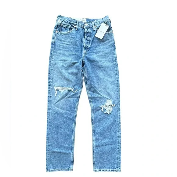 CITIZENS OF HUMANITY Sabine High Rise Straight Leg Jeans in Gretta Size 26 NWT - Picture 4 of 11